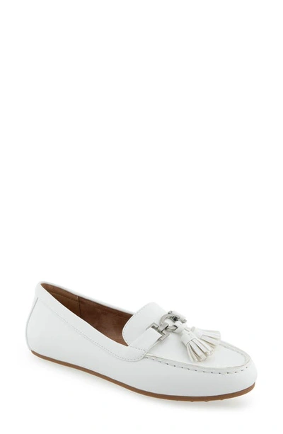 Aerosoles Deanna Tassel Loafer In White