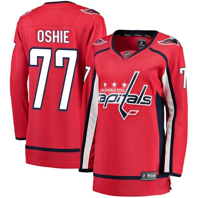 Fanatics Branded Tj Oshie Red Washington Capitals Breakaway Player Jersey