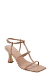 Marc Fisher Ltd Dennie Ankle Strap Sandal In Natural Leather