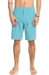 Quiksilver Union Heather Amphibian Shorts In Delphinium Blue