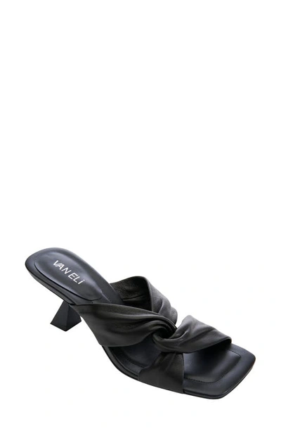Vaneli Taber Square Toe Sandal In Black