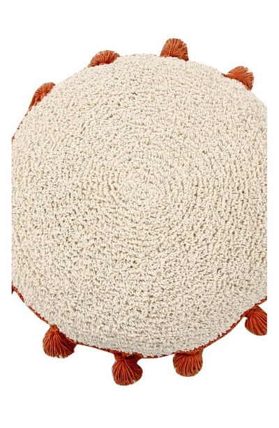 Lorena Canals Terracotta Tassel Cushion In Terracota