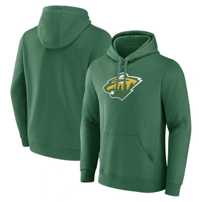 Fanatics Branded Green Minnesota Wild Alternate Graphic Fleece Pullover Hoodie