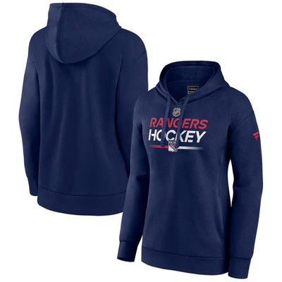 Fanatics Branded Navy New York Rangers Alternate Wordmark Fleece Pullover Hoodie