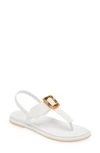 Olukai Women's La'i T-bar Strappy Sandal In White In White/white