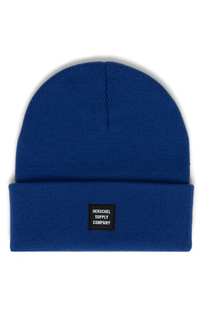 Herschel Supply Co Abbott Knit Beanie In Bluing