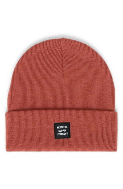 Herschel Supply Co. Abbott Knit Beanie In Dark Earth