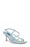 Nine West Haya Slingback Sandal In Light Blue