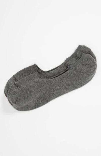 Calvin Klein No-show Socks In Grey Heather