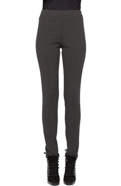 Akris Punto Stretch Jersey Pants In Charcoal