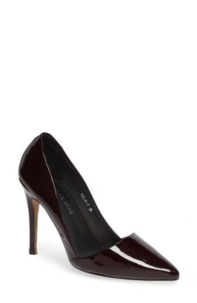 Alias Mae Talise Pump In Burgundy Patent Leather
