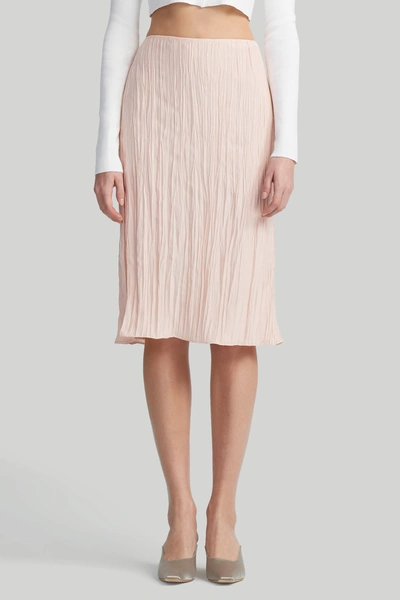 Altuzarra Bresson Crinkled Skirt In Apple Blossom