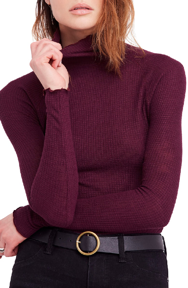 free people thermal turtleneck
