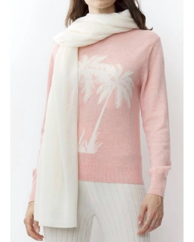 Cashmere Clouds Wrap In Ivory In Multi
