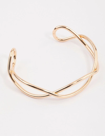 Lovisa Gold Interwoven Wrist Cuff