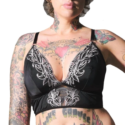 Thistle And Spire Eldridge Bralette In Platinum In Silver