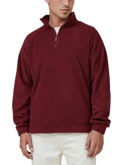 Cotton On Mens Fleece 1/4 Zip Sweatshirt In Multi