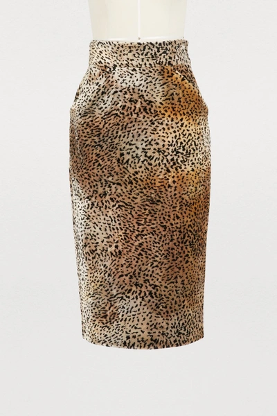 Roseanna Lauren Leopard Skirt