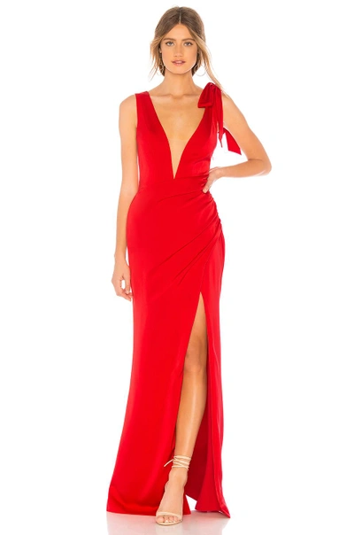 Lovers & Friends Patrick Gown In Red