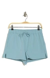 Yogalicious Citylite Hailey Hiking Shorts In Stone Blue