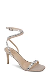 Jewel Badgley Mischka Hosana Ankle Strap Sandal In Champagne