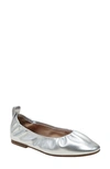 Linea Paolo Newry Ballet Flat In Silver