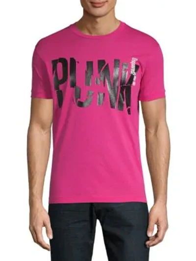 Dsquared2 Punk Cotton Tee In Pink