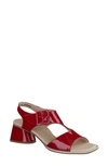 Paul Green Tanya Slingback Sandal In Lipstick Patent