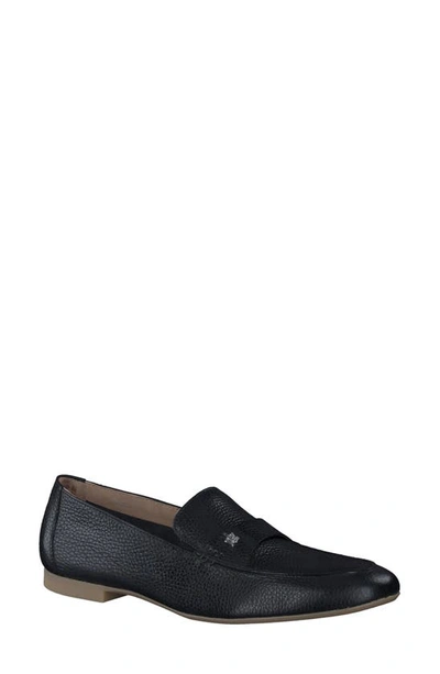 Paul Green Taylor Loafer In Black Grained