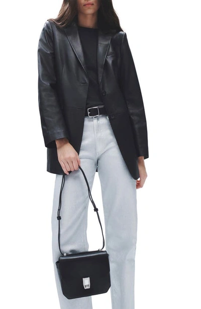 Rag & Bone Max Leather Crossbody Bag In Black