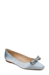 Jewel Badgley Mischka Hesther Flat In Powder Blue