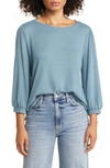 Caslon Cozy Knit Top In Blue Mirage