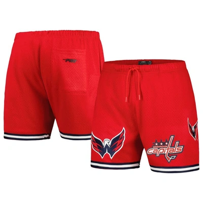 Pro Standard Red Washington Capitals Classic Mesh Shorts