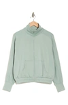 Yogalicious Scuba Muse Zip Jacket In Iceberg Green