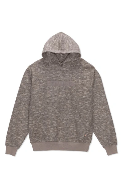 Honor The Gift Howard Knit Hoodie In Heather Stone