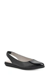 Cliffs By White Mountain Memory Slingback Flat In Black Patent- Polyurethane