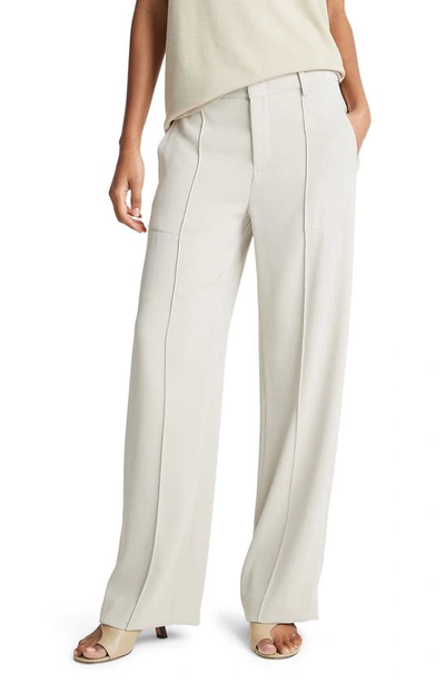 Vince Pintuck Utility Crepe Trousers In Sepia