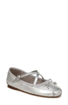 Circus Ny By Sam Edelman Zuri Ballet Flat In Silver