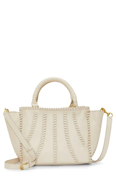 Vince Camuto Nakia Leather Satchel In Warm Vanilla Cow