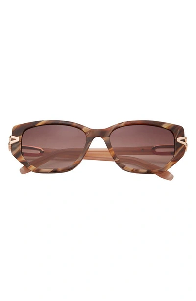 Glemaud X Tura 58mm Cat Eye Sunglasses In Brown