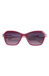 Glemaud X Tura 57mm Square Sunglasses In Red