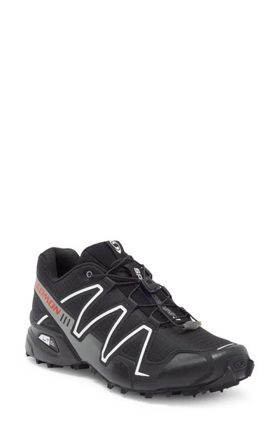 Salomon Gender Inclusive Speedcross 3 Sneaker In Black/ White/ Aurred