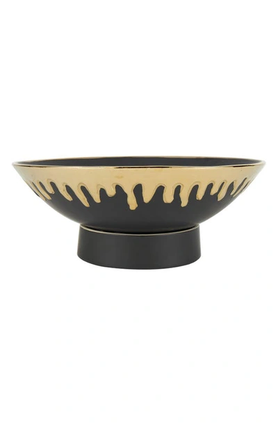 Cosmo By Cosmopolitan Decorative Ceramic Bowl In Black