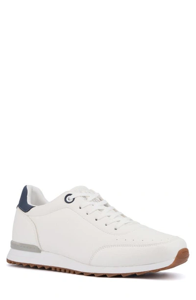 New York And Company Anwar Low Top Sneaker In White