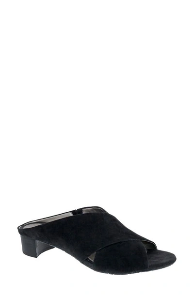 Ros Hommerson Va Va Voom Slide Sandal In Black