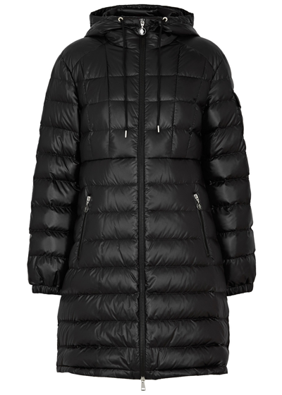 Moncler Amintore Quilted Shell Coat In Black