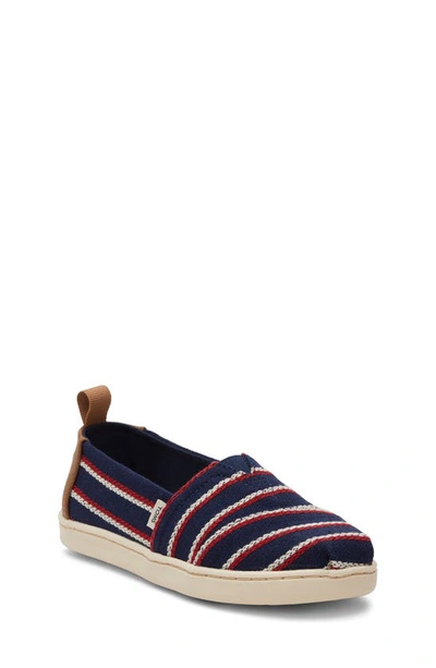 Toms Kids' Alpargata Slip-on Trainer In Navy