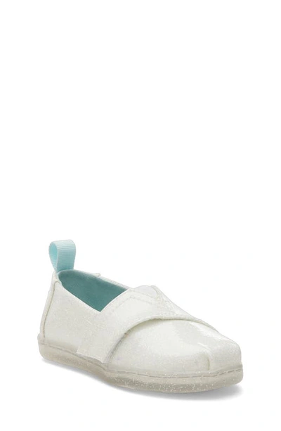 Toms Kids' Alpargata Slip-on Sneaker In White