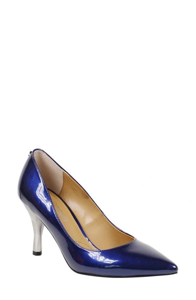 J. Reneé Kanan Pointed Toe Pump In Navy