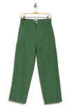 Obey Brighton Crop Carpenter Pants In Palm Leaf